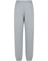 The Attico - Attico 'Jogger' Grijze Katoenen Broek - Lyst