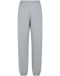 The Attico - Pantaloni Di Cotone Grigio Attico - Lyst