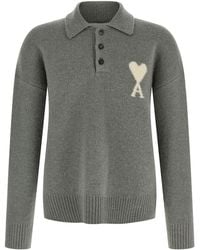 Ami Paris - 'ami De Coeur' Poloshirt - Lyst
