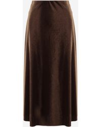F.it - Skirt Stretch Velvet Polyester - Lyst