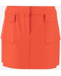 Tory Burch - Stretch Katoenen Rok - Lyst