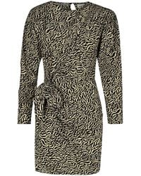 Isabel Marant - 'dulce' Beige Viscose -jurk - Lyst