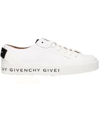 Givenchy - Sneakers Donna Pelle Bianco/Bianco Ottico - Lyst