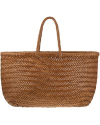 Dragon - Triple Jump Big gewebte Ledertasche - Lyst