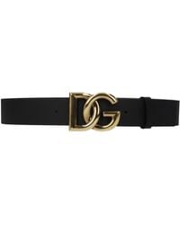 Dolce & Gabbana - Dolce&Gabbana Leather Belts - Lyst