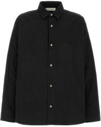 Fear Of God - Slate Cotton Oversize Shirt - Lyst