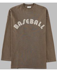 Fear Of God - T Shirt A Manica Lunga "Baseball" - Lyst
