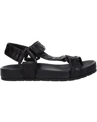 Bottega Veneta - Sandalen Männer Leder schwarz - Lyst