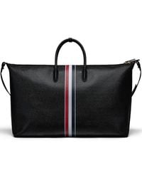 Thom Browne - Soft Duffle Bag W/ Rwb Stripe - Lyst