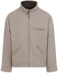 Mastermind Japan - Check Harrington Jacket - Lyst