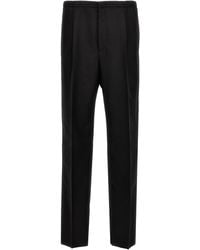 Fendi - Wool Trousers With 'Made - Lyst