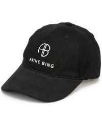 Anine Bing - Jeremy Baseball Cap Schwarz - Lyst