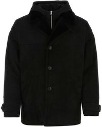 Prada - Shearling Jacket - Lyst