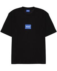HUGO - Crew Neck T-Shirt - Lyst