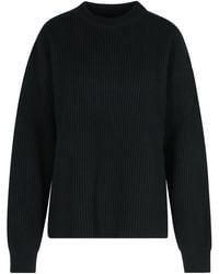 Jil Sander - Wool Crew Neck Sweater - Lyst