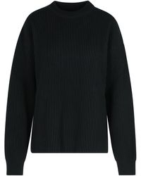 Jil Sander - Wool Crew Neck Swater - Lyst