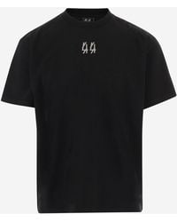 44 Label Group - Cotton T Shirt With Logo Print - Lyst