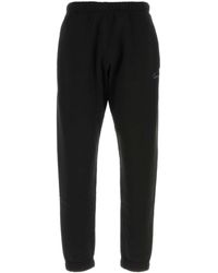 KENZO - Black Cotton joggers - Lyst