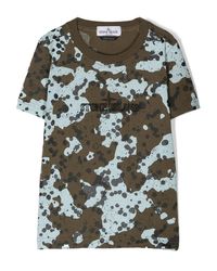 Stone Island - Camo T-Shirt - Lyst