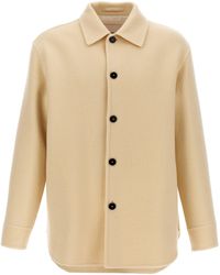 Jil Sander - Wollen Jas - Lyst