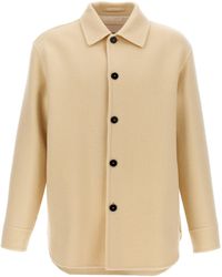 Jil Sander - Wollen Jas - Lyst