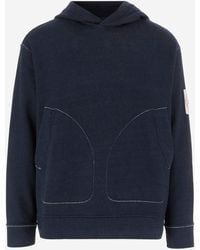 C.P. Company - Hooded Sweatshirt Met Logo -patch - Lyst
