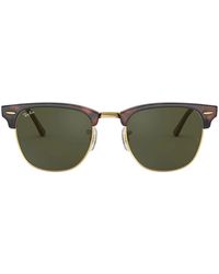 Ray-Ban - Sonnenbrille Rb3016 W0366 Clubmaster Schildkröte/Grün G 15 Unisex - Lyst
