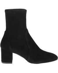Stuart Weitzman - Yuliana 60 boot de tobillo de cuero de gamuza - Lyst