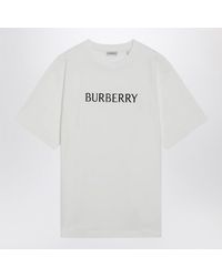 Burberry - Tshirt With Logo Print - Lyst