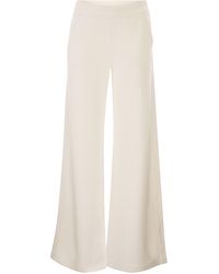 Dondup - Broek Met Wijde Pijpen Van Viscosemix - Lyst