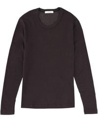 Lemaire - Solid Round Neck Top - Lyst