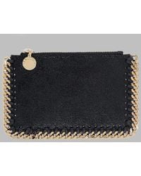 Stella McCartney - Mini Chain-Trim Zip Pouch 8 Cm X 12 Cm - Lyst