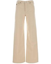 Lois - Sand Stretch Denim Lindsay Wide-Leg Jeans - Lyst