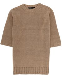 Fabiana Filippi - Linen Blend T-Shirt - Lyst