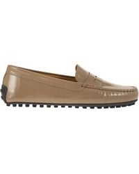 Tod's - City Gommino Mokassin aus glänzendem Leder - Lyst