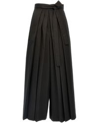 Fabiana Filippi - Wide Range Of Trousers Pantaloni Nero-Donna - Lyst