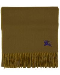 Burberry - Einfarbiges Wollschal - Lyst