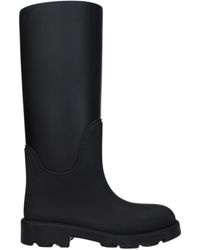 Burberry - Boots Frauen Gummi schwarz - Lyst