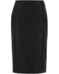 Jil Sander - Faille Skirt - Lyst