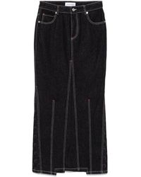 Marine Serre - Moon Denim Long Rock - Lyst