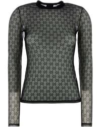 Gucci - Logo Crew Neck T-Shirt - Lyst