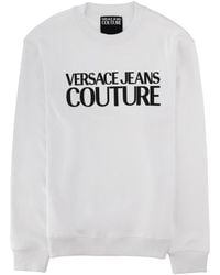Versace Jeans Couture - Felpa Con Logo - Lyst