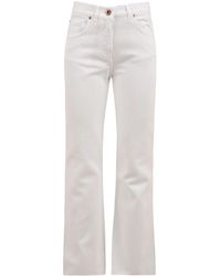 Aspesi - Pantalones aspesí blanco - Lyst