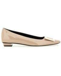 Roger Vivier - Belle Vivier Dancer Flats - Lyst