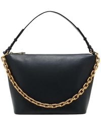 Emporio Armani - Leder mittelgroße Hobo -Tasche - Lyst