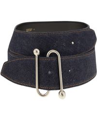 ベルト SPORTMAX SS25 ARABBA1234 - Denim belt (2512501043600 001) Sportmax Denim Belt in Blue | Lyst Australia