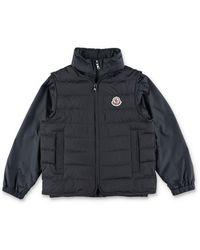 Moncler - Jassen Zwart - Lyst