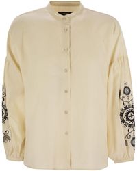 Weekend by Maxmara - Ilex Linen Korean Shirt - Lyst