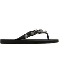 Balenciaga - Rubber Cagole Thong Slippers - Lyst