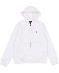 Polo Ralph Lauren - Ls Fz Hood Tops Knit - Lyst